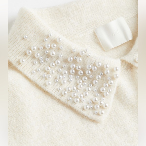 Beaded Collar Sweater - Picture 3 of 4